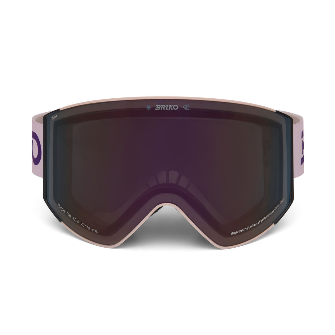 Beige Kid's Ski Goggles with Anti-Fog and UV Protection 01