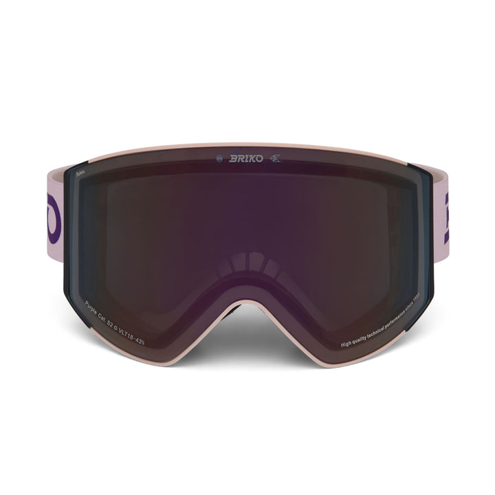 Beige Kid's Ski Goggles with Anti-Fog and UV Protection 1