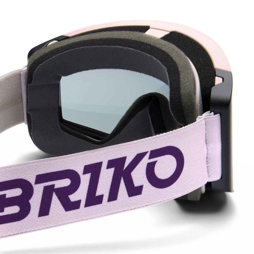 Beige Kid's Ski Goggles with Anti-Fog and UV Protection main