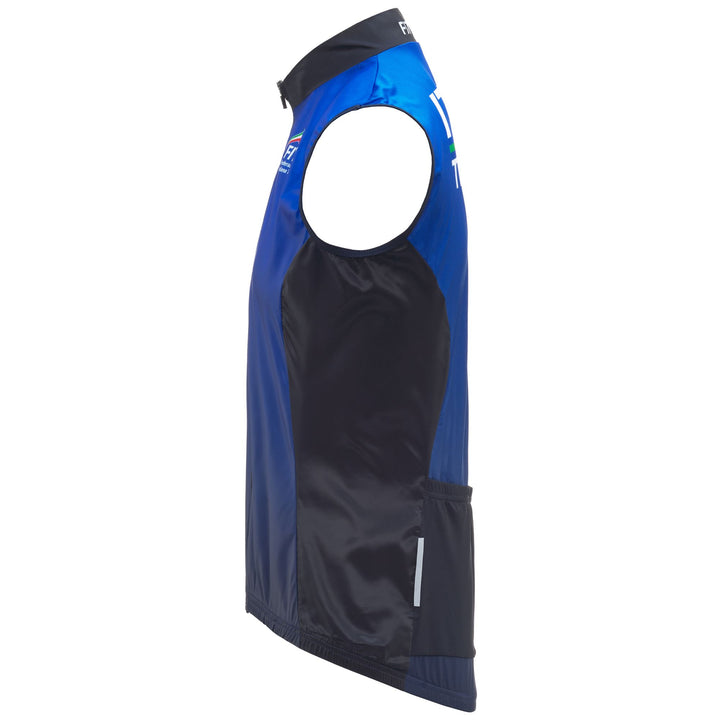 Gilet de triathlon unisexe bleu imperméable 4