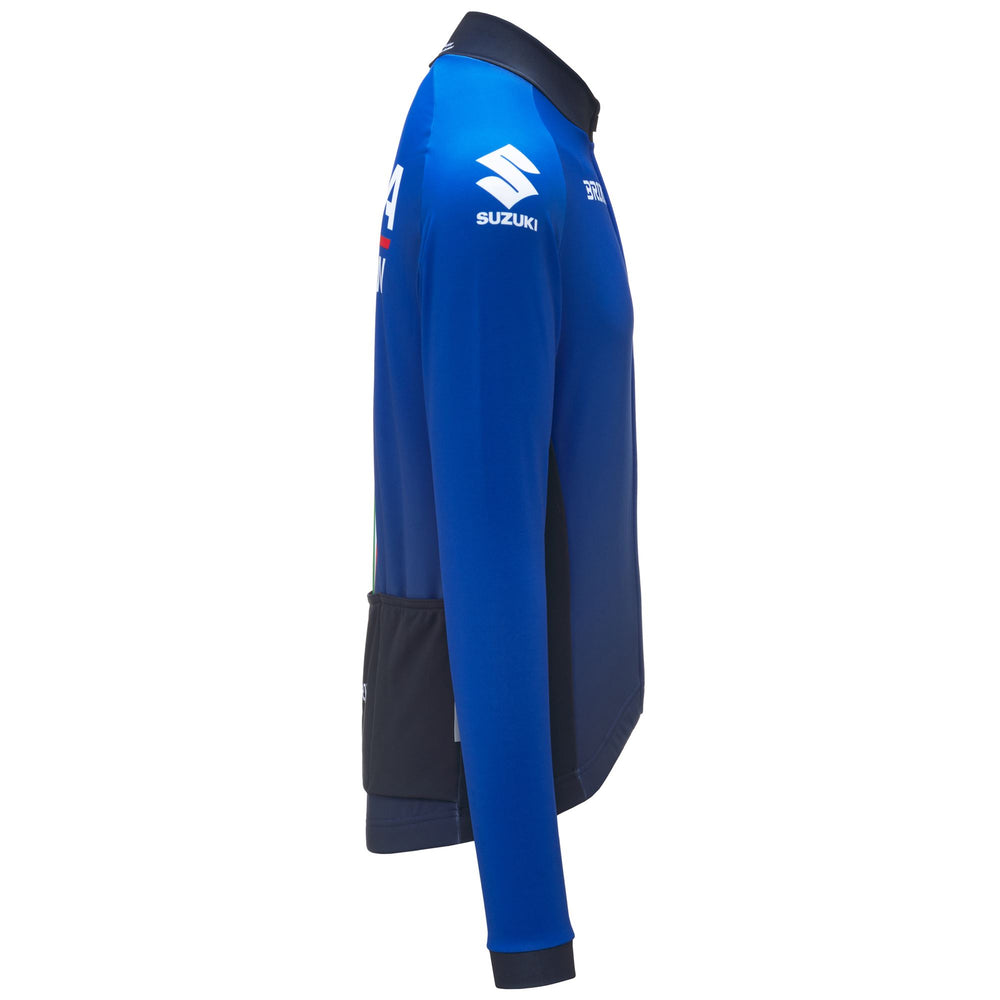 Unisex Blue Triathlon Jacket with Waterproof Protection and Breathability 02