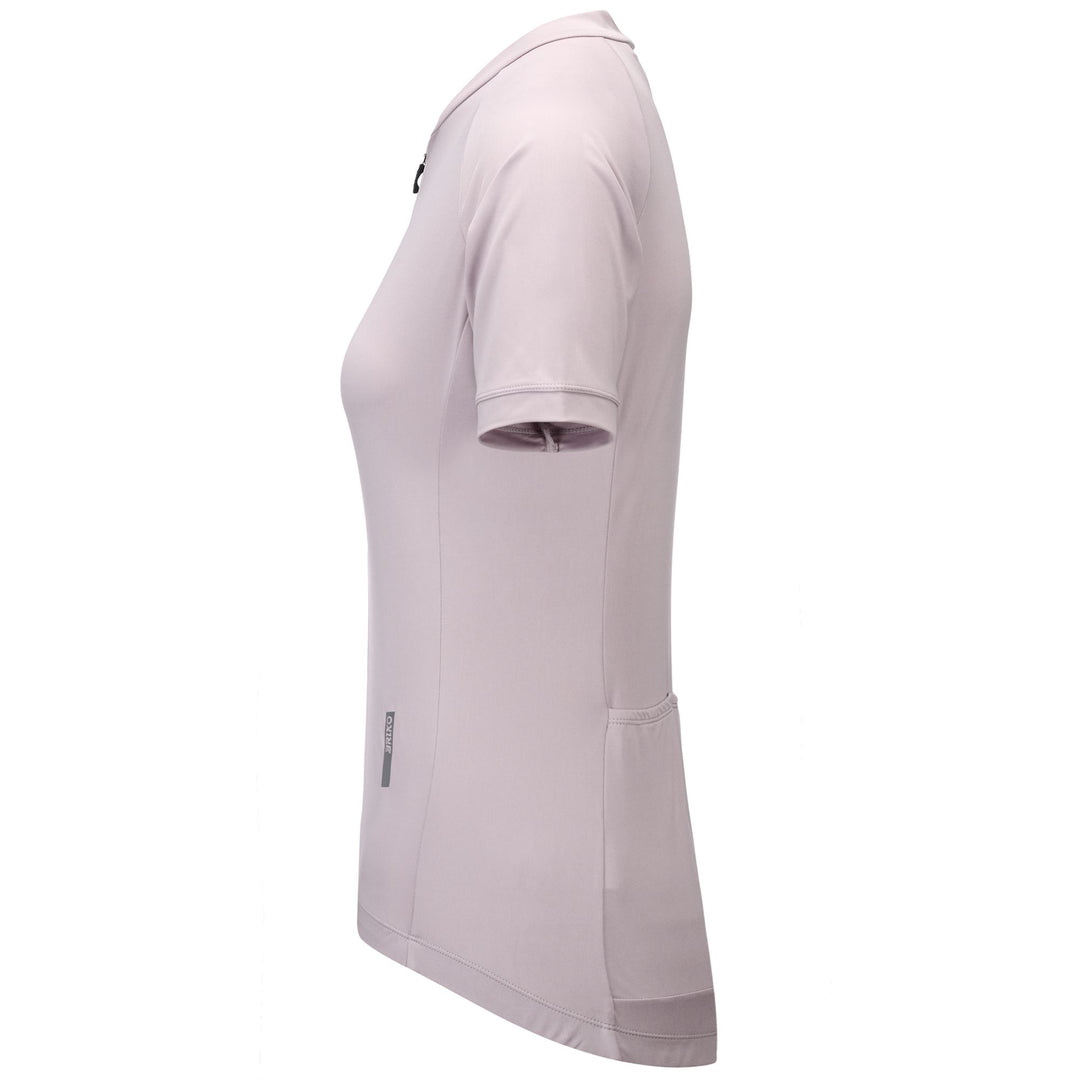 Maglia da ciclismo da donna viola per ciclismo su strada e su ghiaia main