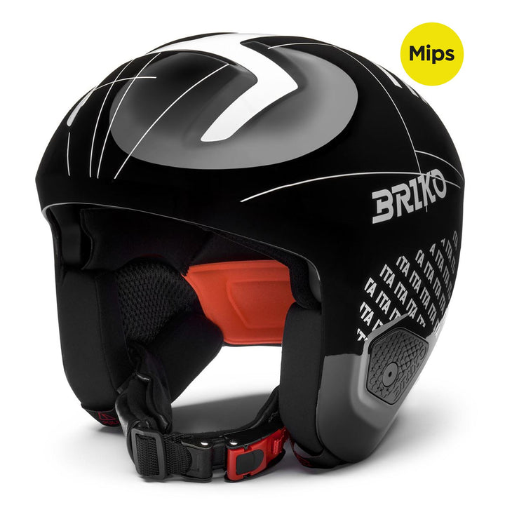 Casque de ski unisexe noir pour la compétition, offrant une protection avancée 1
