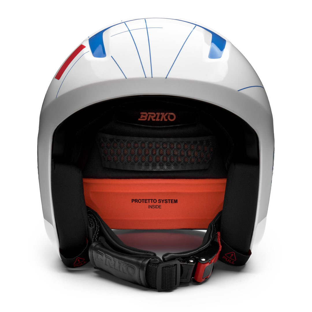 Unisex White Ski Helmet for Race Performance main