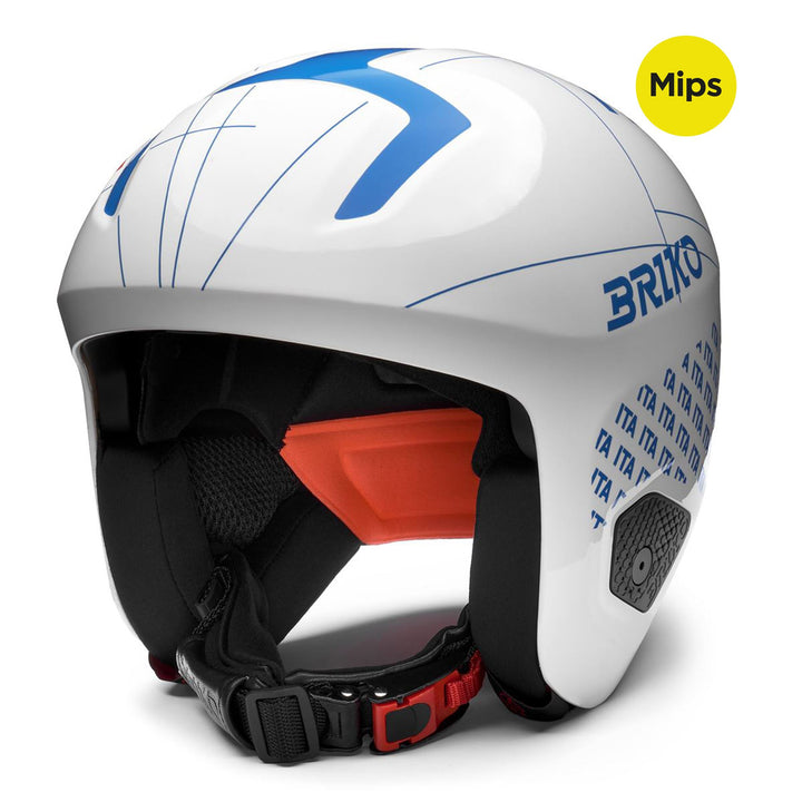 Unisex White Ski Helmet for Race Performance 1