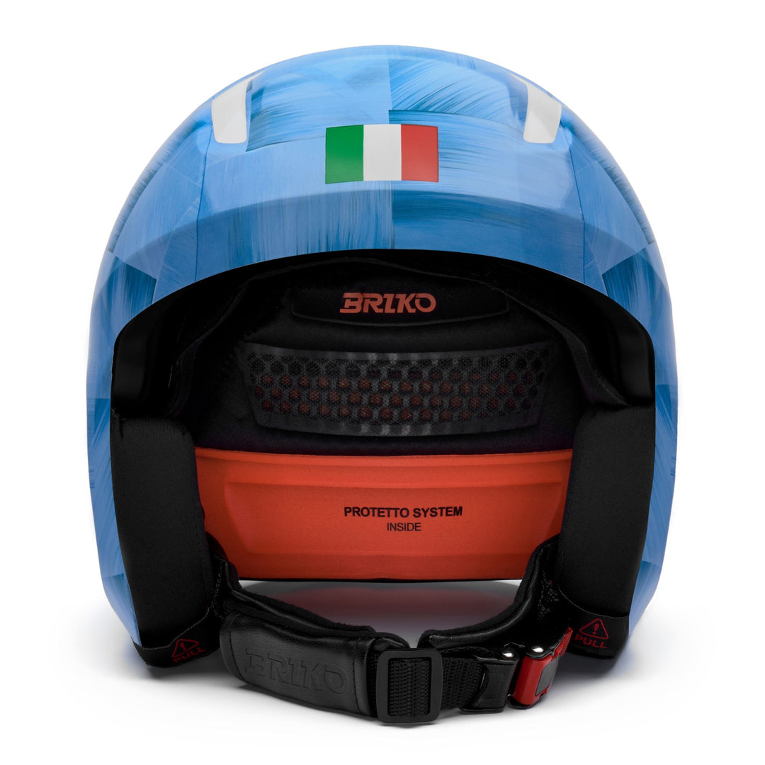 Unisex Blue Race Helmet for Competitive Skiing main