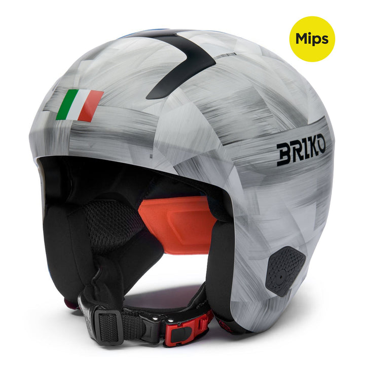Unisex Black and White Race Helmet for World Cup Competitions 1