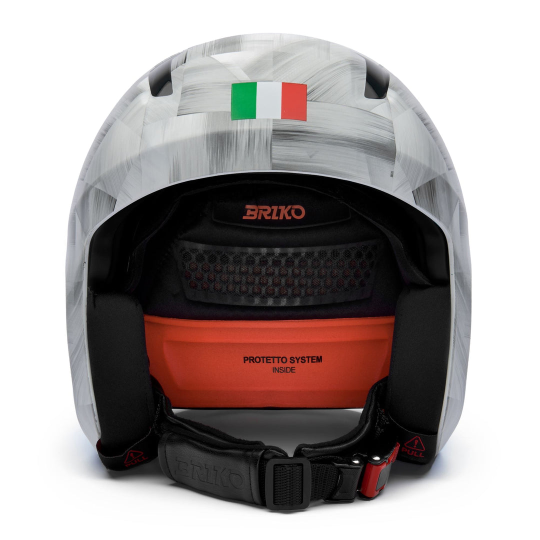 Unisex Black and White Race Helmet for World Cup Competitions main