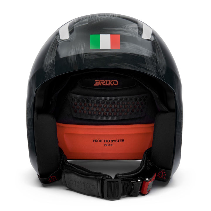 Casque de ski unisexe noir de compétition avec absorption des chocs avancée 3