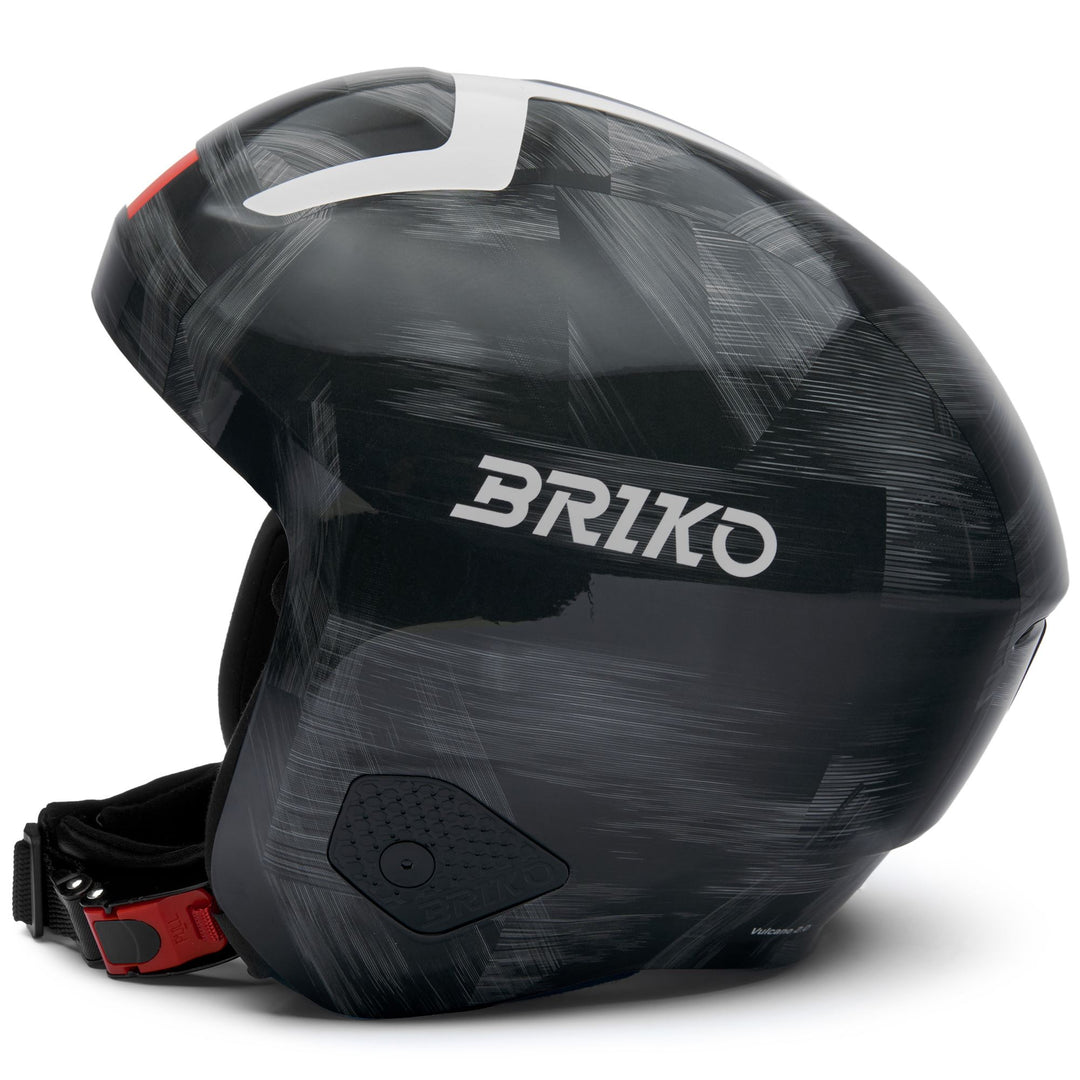 Casque de ski unisexe noir de compétition avec absorption des chocs avancée main