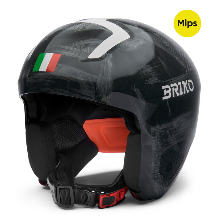 Casque de ski unisexe noir de compétition avec absorption des chocs avancée 1