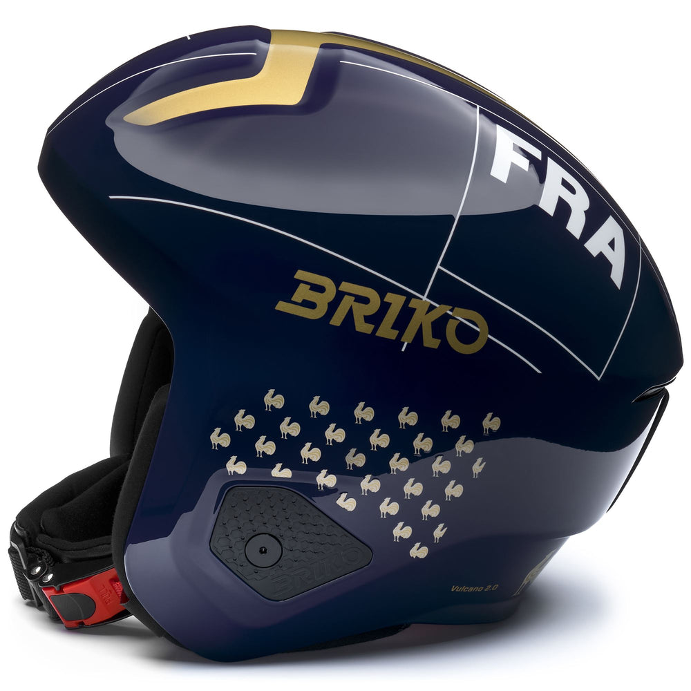 Unisex Blue and White Ski Helmet for World Cup Racing 02