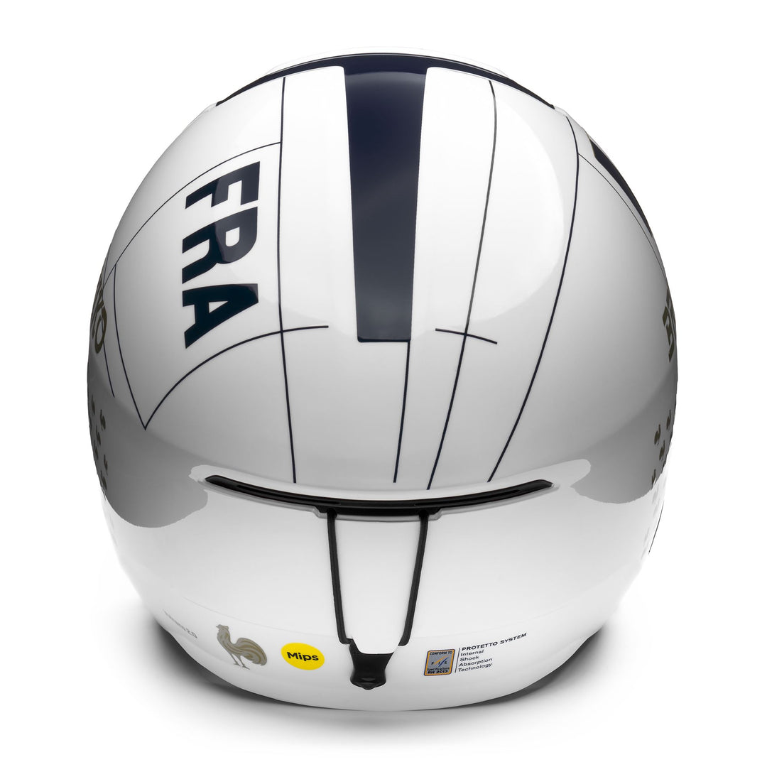 Helmets Unisex VULCANO 2.0 FRANCE MIPS Helmet Shiny White - Tangaroa Blue