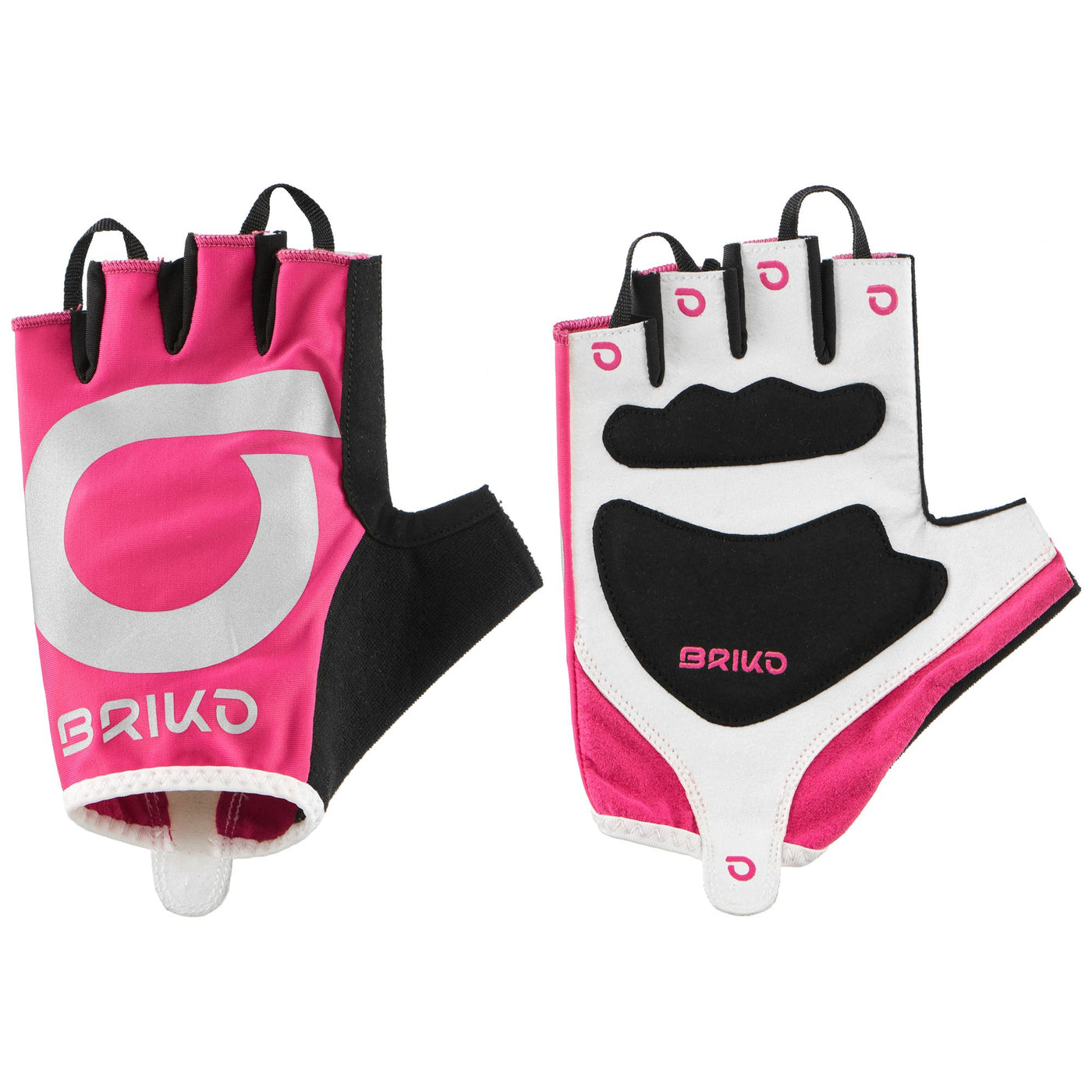 Gloves Unisex H.visibility Glove Glove Fuchsia - White | briko Photo (jpg Rgb)			