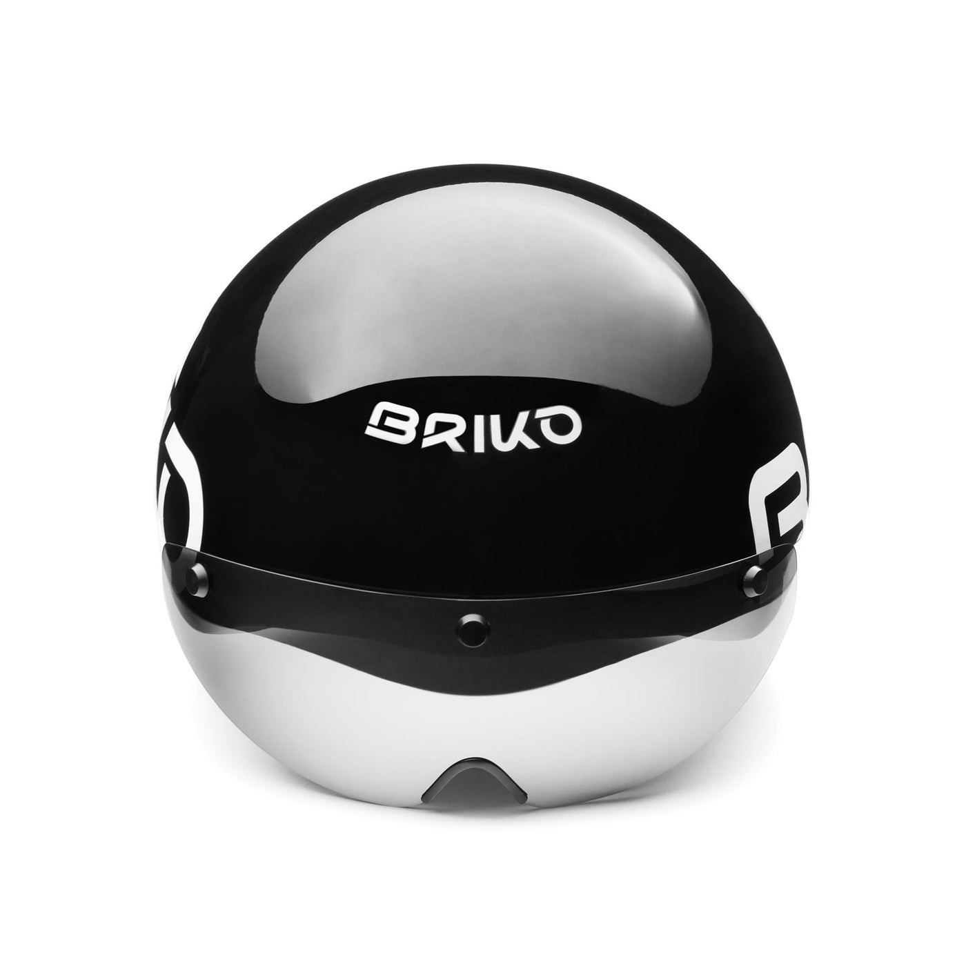 Helmets Unisex CRONOMETRO Helmet SHINY BLACK | briko Dressed Back (jpg Rgb)		
