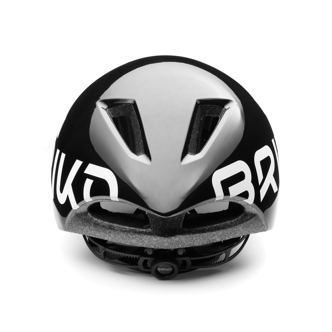 Helmets Unisex CRONOMETRO Helmet SHINY BLACK | briko Detail (jpg Rgb)			