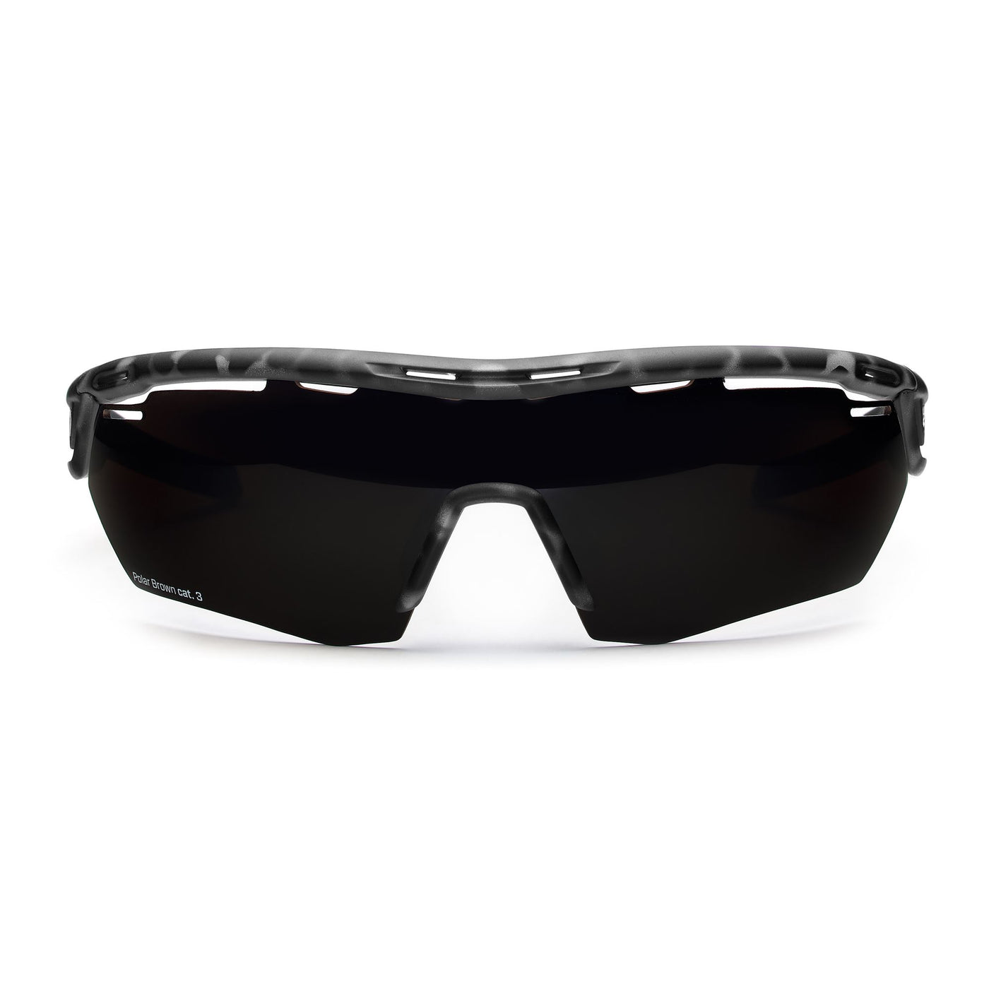 Glasses Unisex Cyclope Polar Sunglasses MATT GREY CAMO -POB3 | briko Dressed Front (jpg Rgb)	