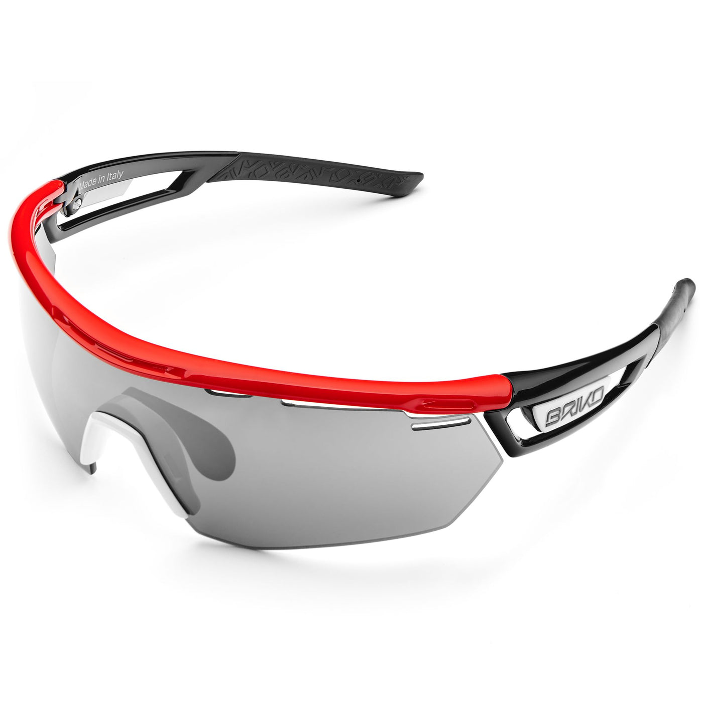 Glasses Unisex Cyclope 2 Lenses Sunglasses RED BLK WHITE -SM3P1 | briko Photo (jpg Rgb)			