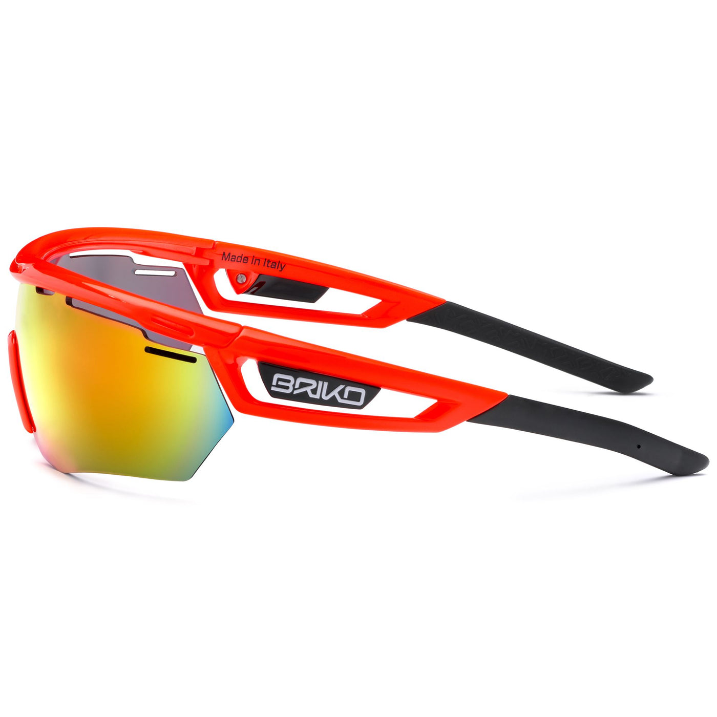 Glasses Unisex Cyclope Sunglasses FLUO ORANGE -RM2 Dressed Front (jpg Rgb)	