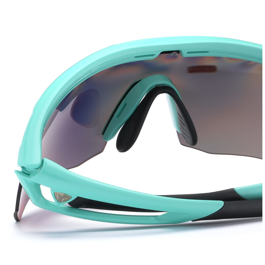 Glasses Unisex Cyclope Sunglasses TURQUOISE -RM2 Dressed Back (jpg Rgb)		