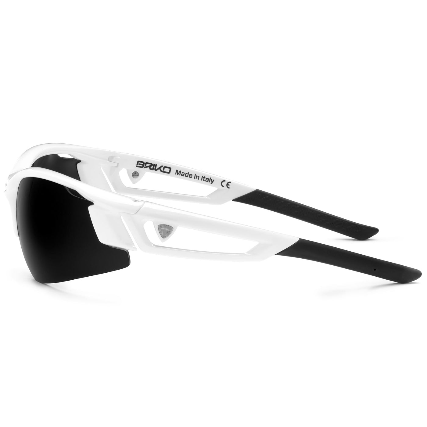 Glasses Unisex Uragano Polar Sunglasses WHITE -POG3 Dressed Front (jpg Rgb)	