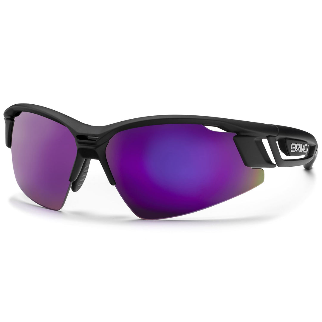 Glasses Unisex Uragano Sunglasses MATT BLACK -PM3 Dressed Side (jpg Rgb)		