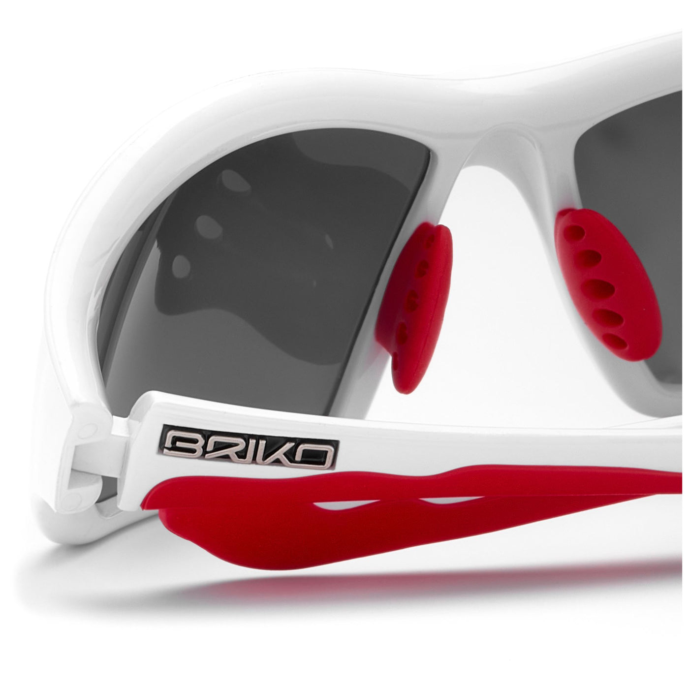 Glasses Unisex ACTION Sunglasses WHITE RED -RM3 Dressed Back (jpg Rgb)		