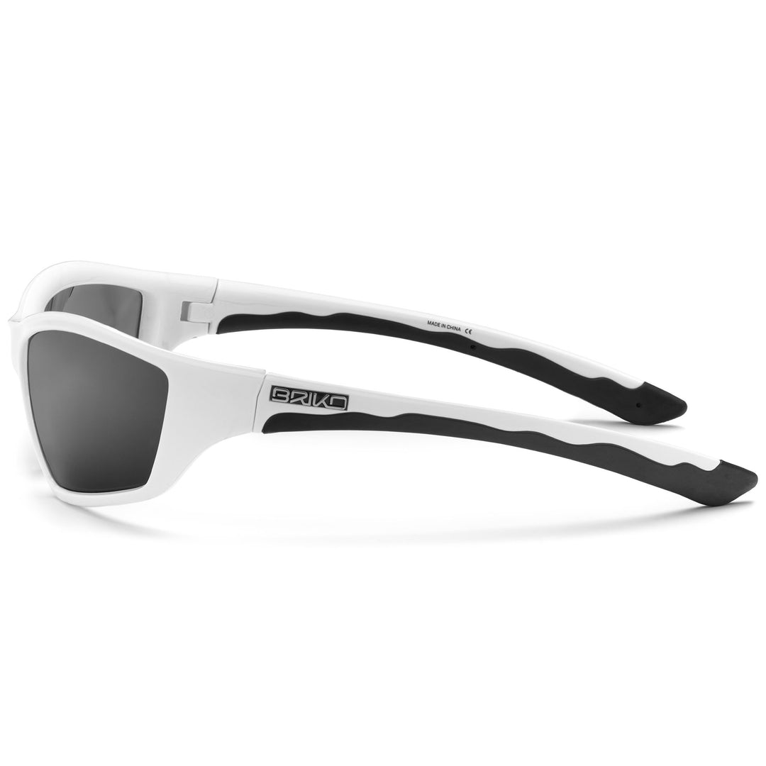 Glasses Unisex ACTION Sunglasses WHITE BLACK -SM3 Dressed Front (jpg Rgb)	