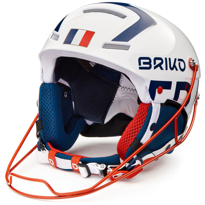 Helmets Unisex Slalom - France Helmet SHINY WHITE BLUE Photo (jpg Rgb)			