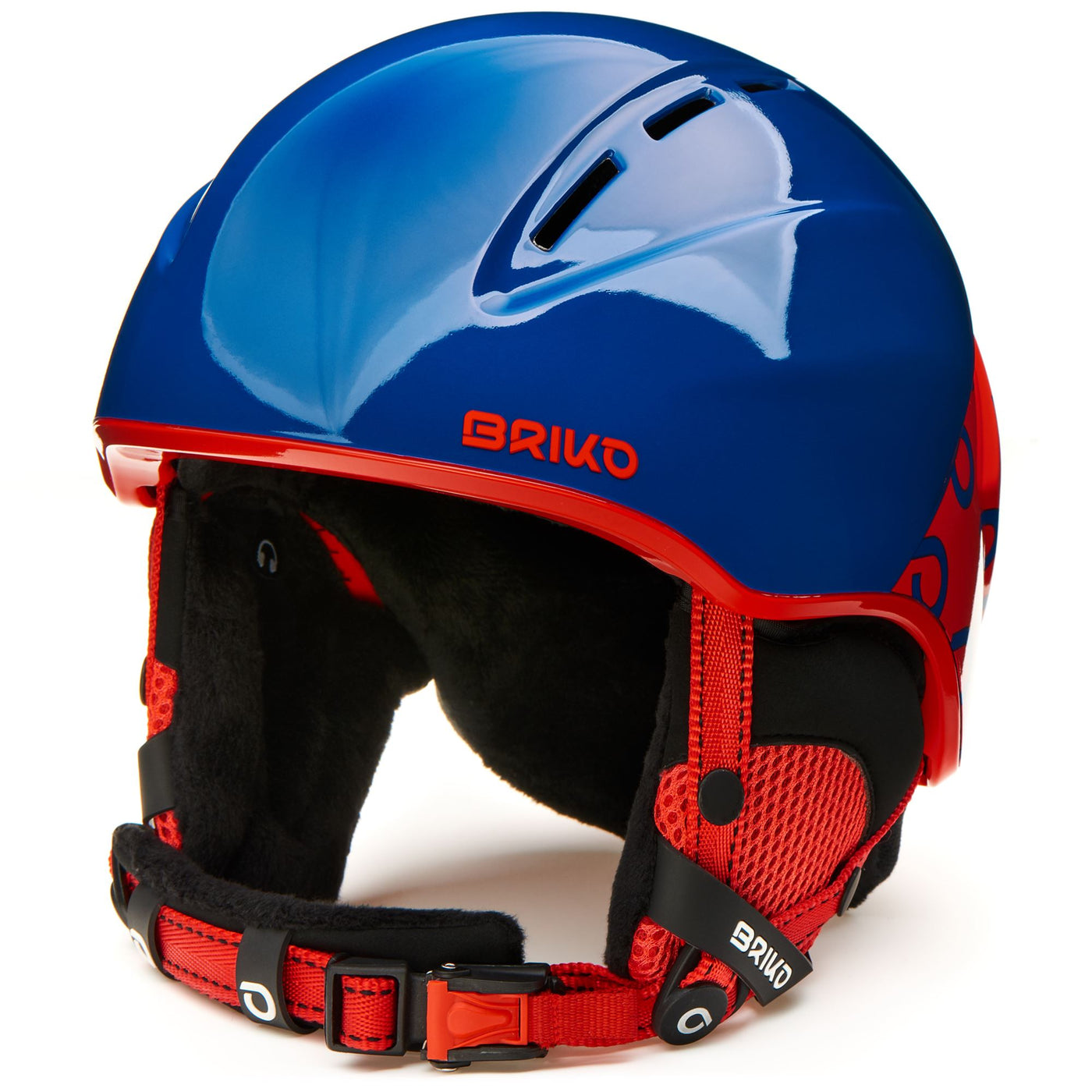 Helmets Kid unisex KODIAKINO Helmet SHINY BLUE RED | briko Photo (jpg Rgb)			