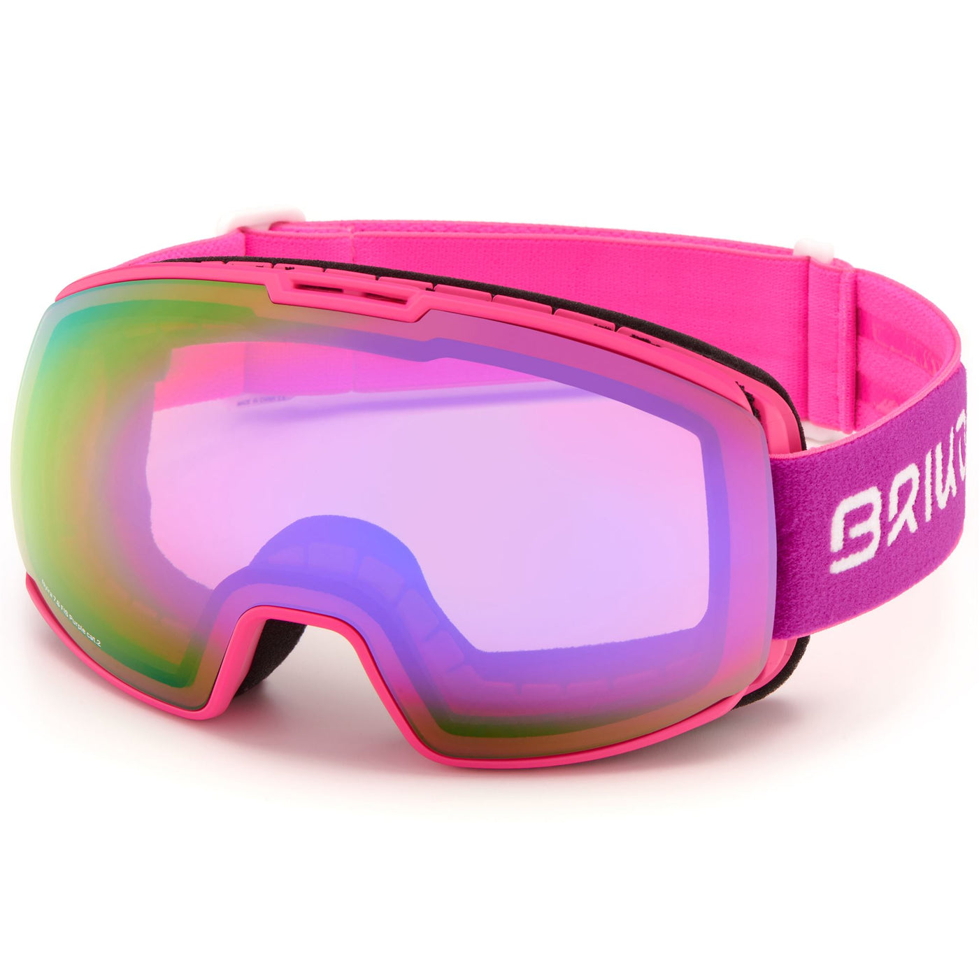 Goggles Unisex Nyira 7.6 Fis 2 Lenses Ski  Goggles PINK - PUM2P1 | briko Photo (jpg Rgb)			