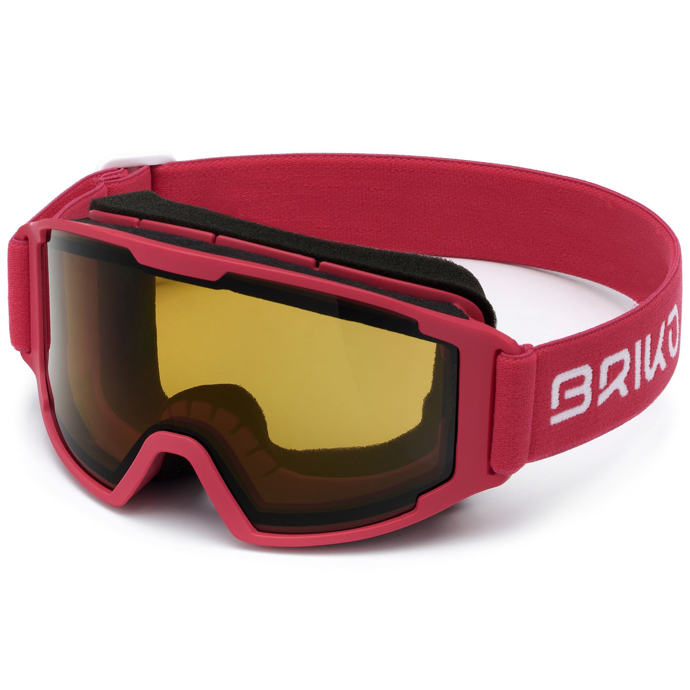 Goggles Kid unisex SAETTA Ski  Goggles PINK MAROON FLUSH - BR2 | briko Photo (jpg Rgb)			