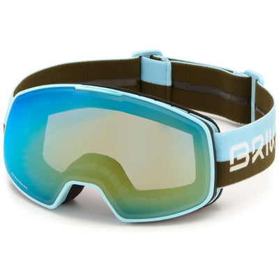 Goggles Unisex NYIRA Ski  Goggles SEA BLUE GREEN-GBM2 | briko Photo (jpg Rgb)			