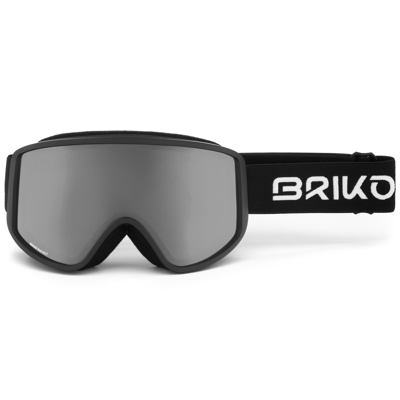 Goggles Unisex HOMER Ski  Goggles MATT BLACK - SM2 | briko Dressed Front (jpg Rgb)	