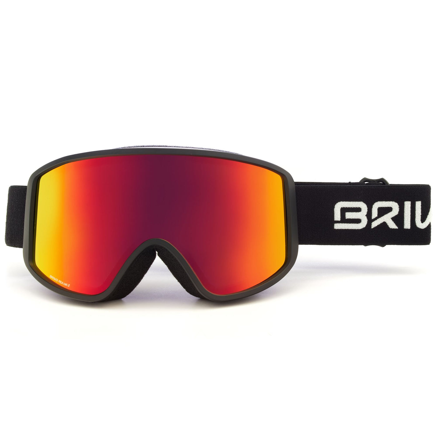 Goggles Unisex HOMER Ski  Goggles BLACK - RM2 | briko Dressed Front (jpg Rgb)	