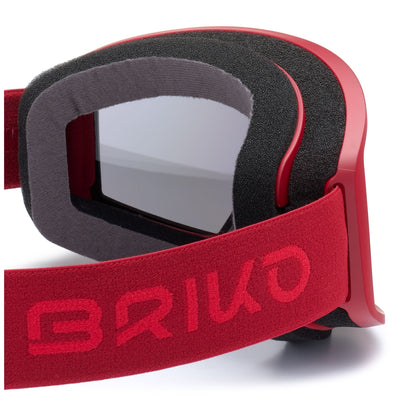 Goggles Unisex HOMER Ski  Goggles RED OLD BRICK-SG3 Dressed Back (jpg Rgb)		