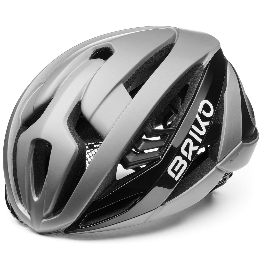 Helmets Unisex QUASAR Helmet SILVER - BLACK | briko Photo (jpg Rgb)			