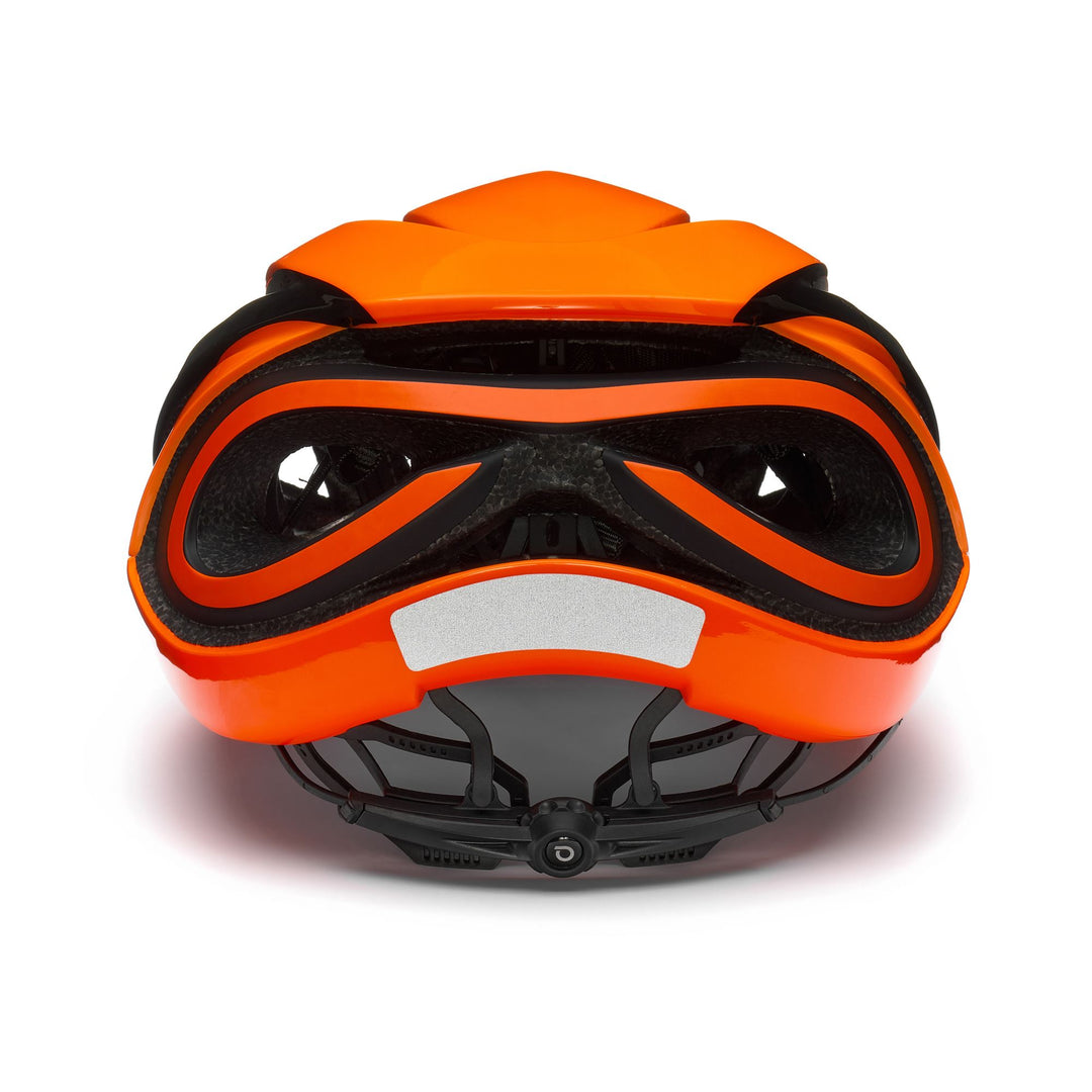 Helmets Unisex QUASAR Helmet SHINY ORANGE FLAME - BLACK Dressed Back (jpg Rgb)		