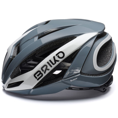Helmets Unisex QUASAR Helmet SHINY SHUTTLE GREY -  IRON GREY Dressed Front (jpg Rgb)	