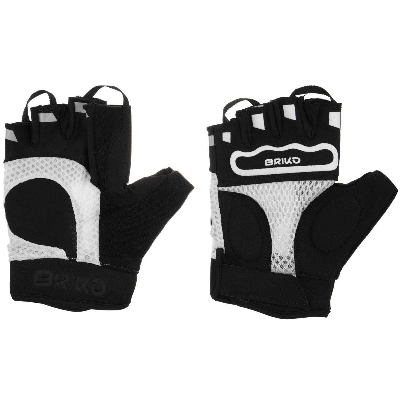 Gloves Unisex New Corsa Glove Glove Black-White | briko Photo (jpg Rgb)			
