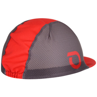 Headwear Unisex VISOR CAP Cap Brown fango-Red | briko Dressed Front (jpg Rgb)	