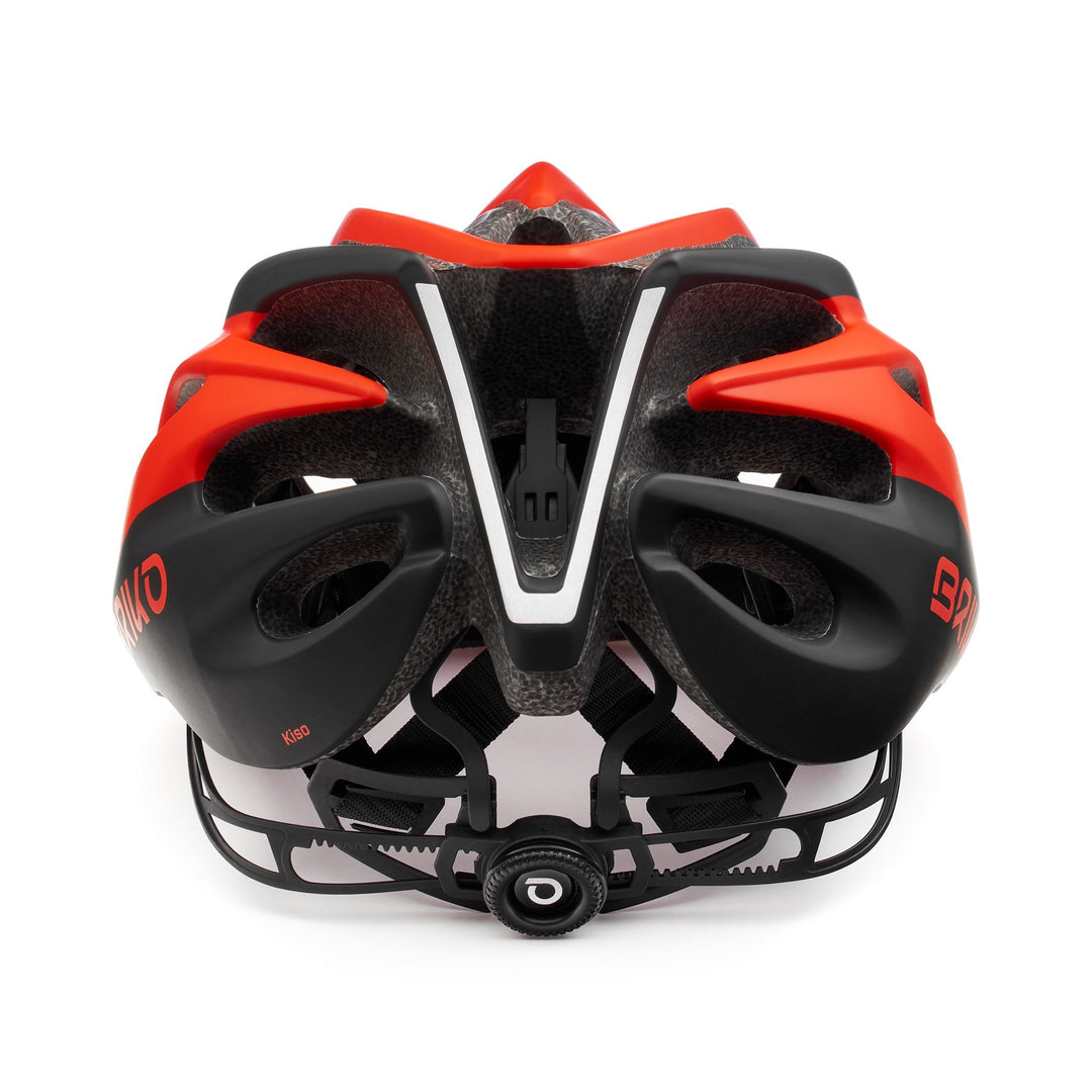 Helmets Unisex KISO Helmet BLACK RED Detail (jpg Rgb)			