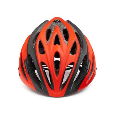 Helmets Unisex KISO Helmet BLACK RED Dressed Back (jpg Rgb)		