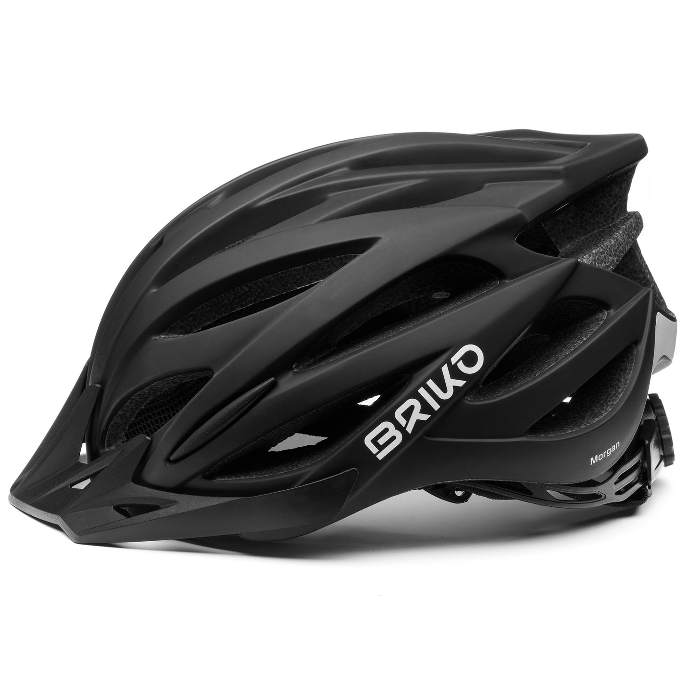 Helmets Unisex MORGAN Helmet MATT BLACK | briko Dressed Front (jpg Rgb)	