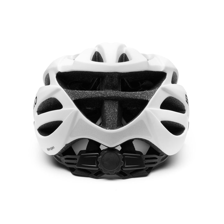 Helmets Unisex MORGAN Helmet MATT WHITE Dressed Back (jpg Rgb)		