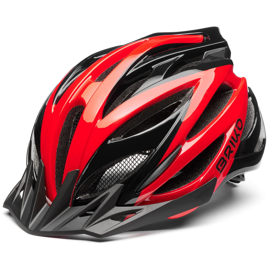 Helmets Unisex MORGAN Helmet SHINY BLACK - RED Photo (jpg Rgb)			