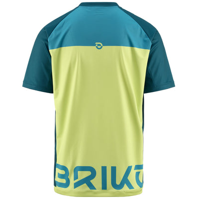Active Jerseys Man FIERCE MTB Shirt Green Ash | briko Dressed Front (jpg Rgb)	