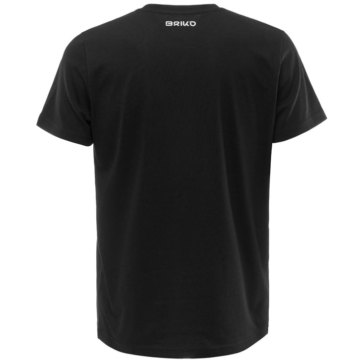T-ShirtsTop Man URBAN LOGO T-Shirt BLACK | briko Dressed Front (jpg Rgb)	