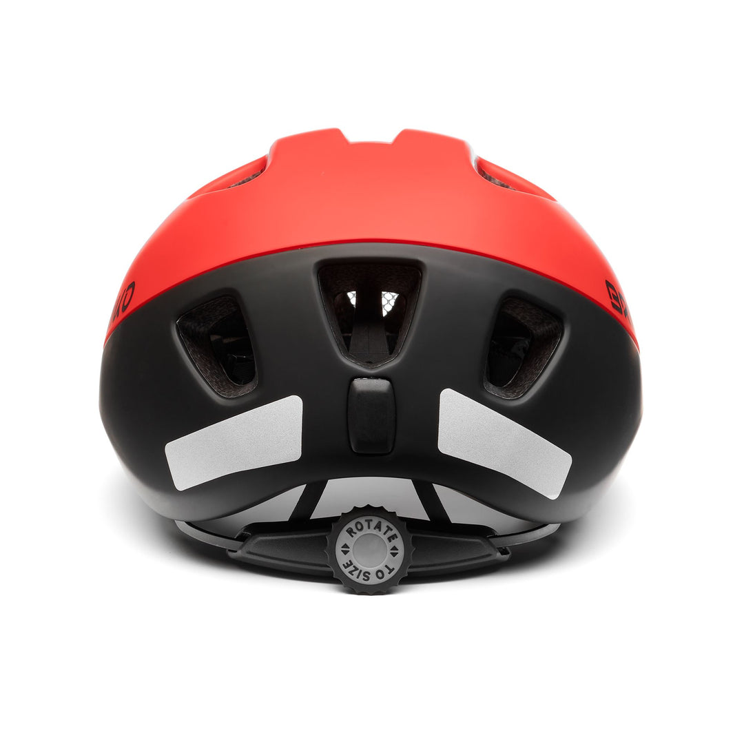 Helmets Kid unisex FURY Helmet BLACK RED Dressed Back (jpg Rgb)		