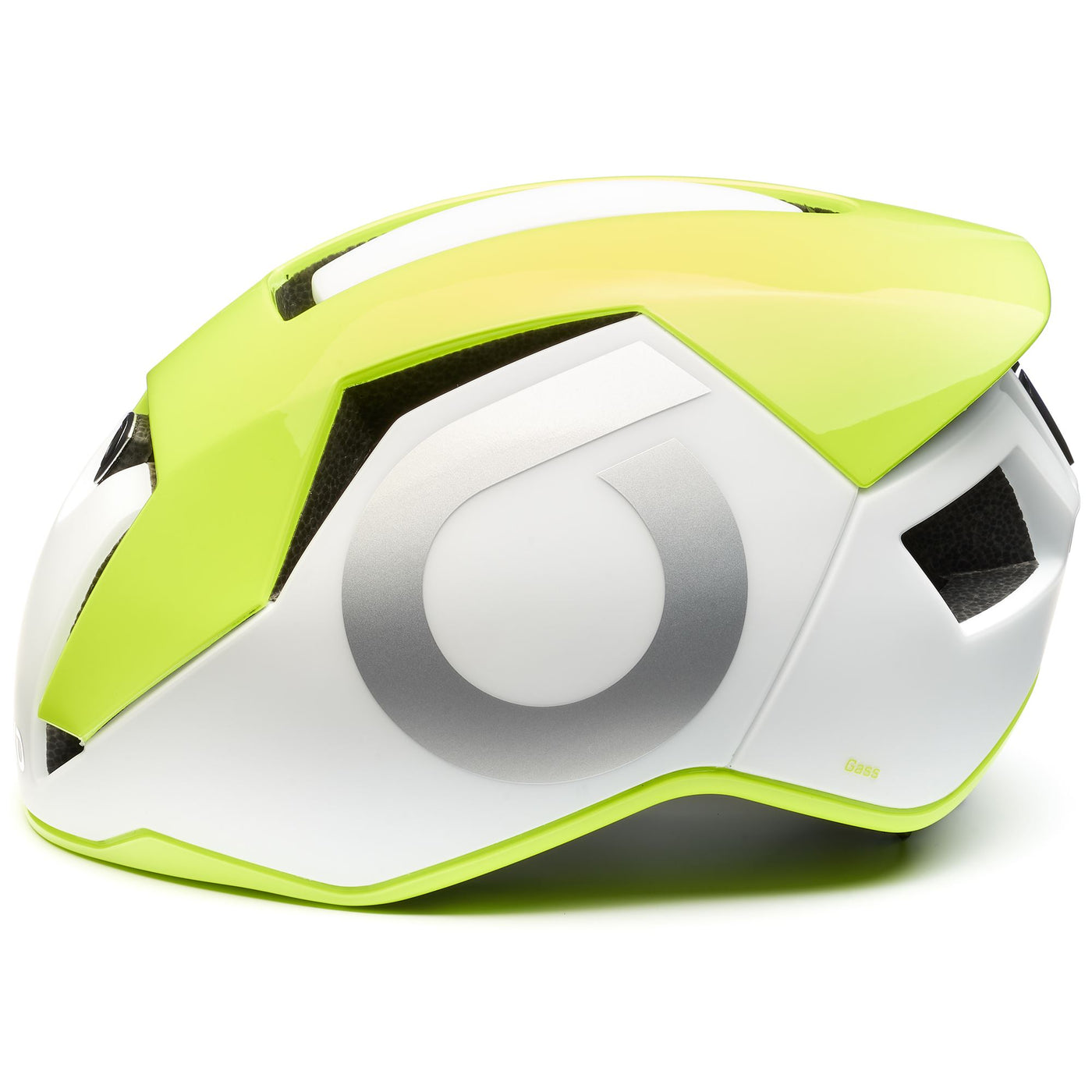 Helmets Unisex GASS 2.0 Helmet WHITE YELLOW FLUO SILVER Dressed Front (jpg Rgb)	